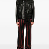 Close-up of Fendi jackets hardware and fine stitching