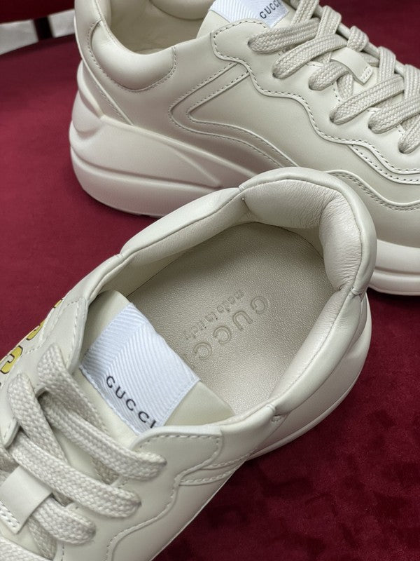 Gucci sneakers detailed view showing premium designer craftsmanship