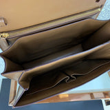 Front view of modern classic women's handbag – women's luxury accessory