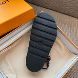 Louis Vuitton Camel Classic Ballet Flats - Sole Detail View
