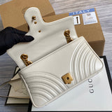 Interior view of signature polished women's handbag – women's designer-style accessory