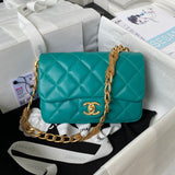 Ziva's Charm handbag – side angle view (one versatile size)