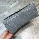 Sleek Premium PU Leather Handbag - Polished Finish | Women's Premium Handbag #868 - styled full view (image 7) of designer-inspired handbag