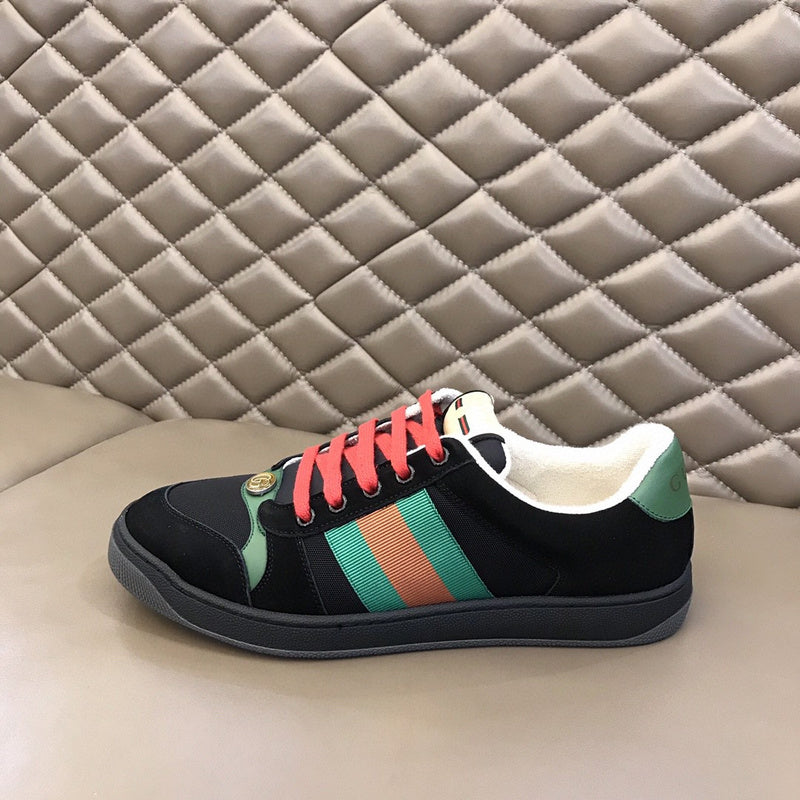 Gucci clean off-white luxury sneakers view 6 premium leather build