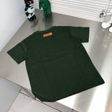 Front view of Louis Vuitton cotton t-shirt with label-forward styling