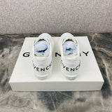 Givenchy Burgundy Low-Top Sneakers - Side Profile View