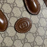 Back view of polished signature women's handbag – women's premium purse