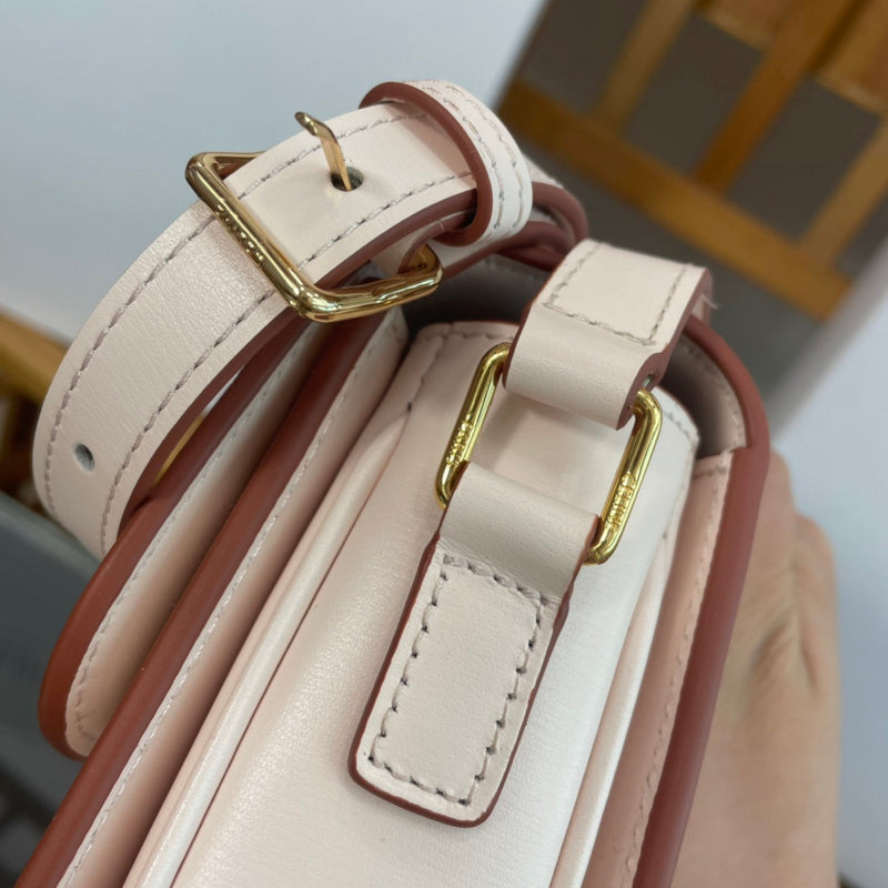 Back view of chic structured women's handbag – women's designer-style accessory