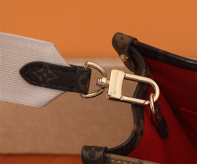  Tailored satchel carried on shoulder