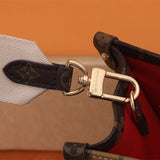  Tailored satchel carried on shoulder