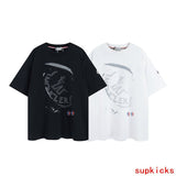 Side profile of Moncler luxury clothing with monogram-inspired silhouette