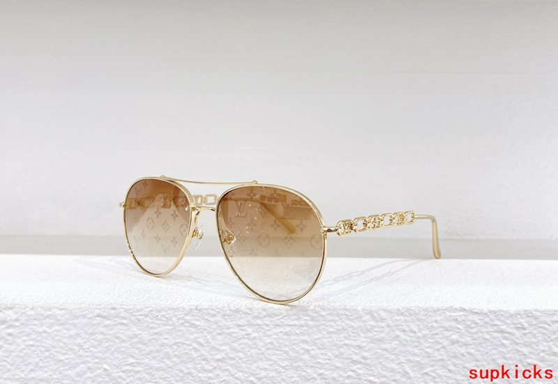 Front view of Louis Vuitton unisex sunglasses