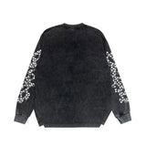 Close-up of Amiri hoodie craftsmanship