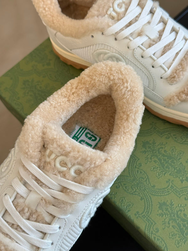 Gucci muted earth tones luxury sneakers view 9 cushioned comfort fit