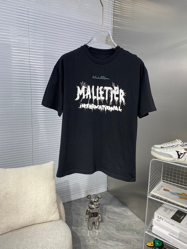 Front view of Louis Vuitton cotton t-shirt with streetwear-inspired cut