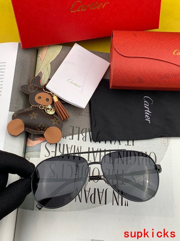 Lifestyle view of Cartier unisex sunglasses