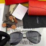 Lifestyle view of Cartier unisex sunglasses