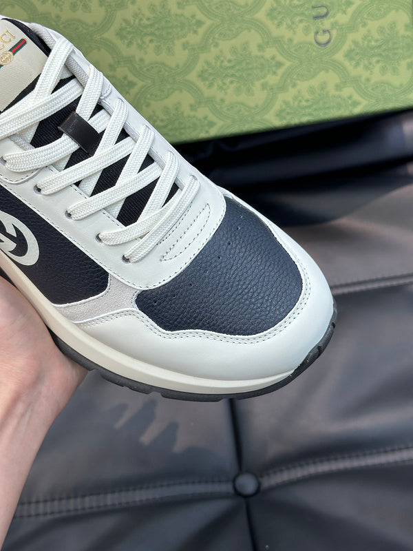 Gucci clean off-white luxury sneakers view 9 padded collar comfort