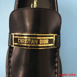 Dior Nude Loafer Flats - Back View