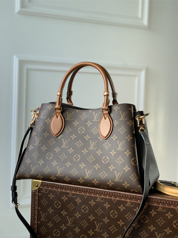  Contemporary top-handle bag front view