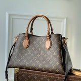  Contemporary top-handle bag front view
