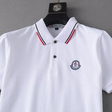 Full styled look of Moncler luxury clothing with monogram-inspired silhouette