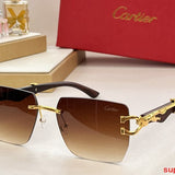 Full view of Cartier unisex sunglasses