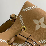  handbag close-up of hardware and finish