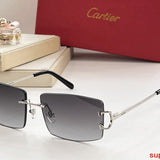 Angled view of Cartier unisex sunglasses
