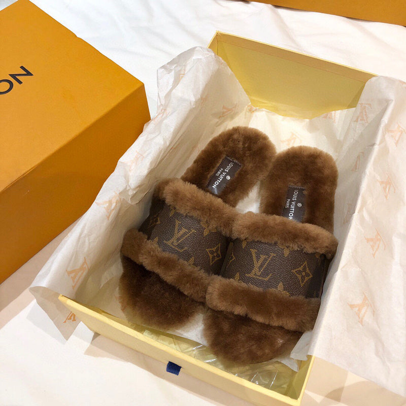 Louis Vuitton luxury shoes detail shot