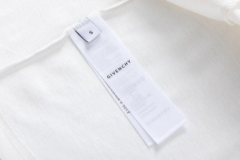 Front view of Givenchy luxury clothing with signature branding