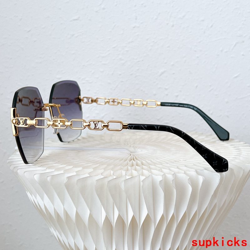 Front view of Louis Vuitton unisex sunglasses