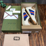 Gucci sneakers detailed view showing premium designer craftsmanship