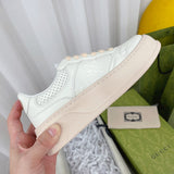 Gucci fresh white-and-black luxury sneakers view 10 sleek tonal finish