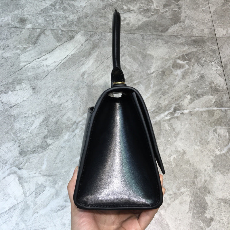 Sleek Vegan Leather Handbag - Signature Hardware Accents | Women's Fashion Handbag #860 - back view (image 4) of designer-inspired handbag
