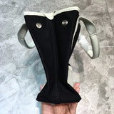 Understated Faux Leather Handbag - Modern Structured Build | Women's Fashion Handbag #754 - styled full view (image 7) of designer-inspired handbag