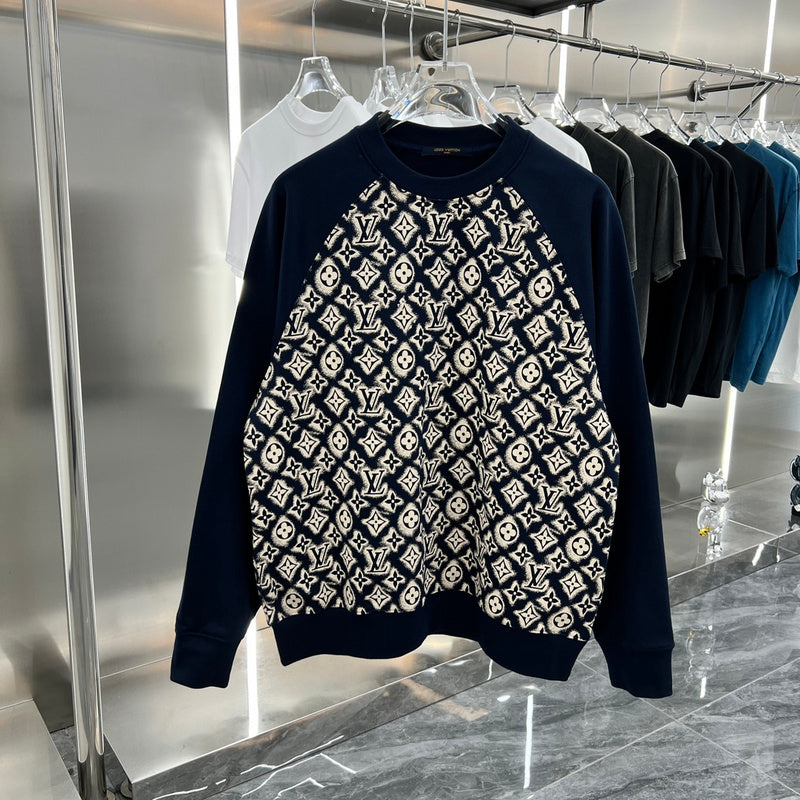 Back view of Louis Vuitton luxury clothing with relaxed-fit cut