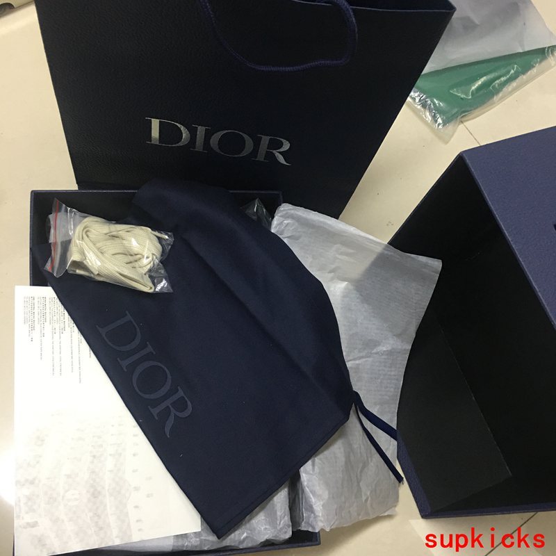 Dior Black High-Top Sneakers - Side Profile View