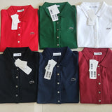Back view of Lacoste luxury clothing with logo-detail design
