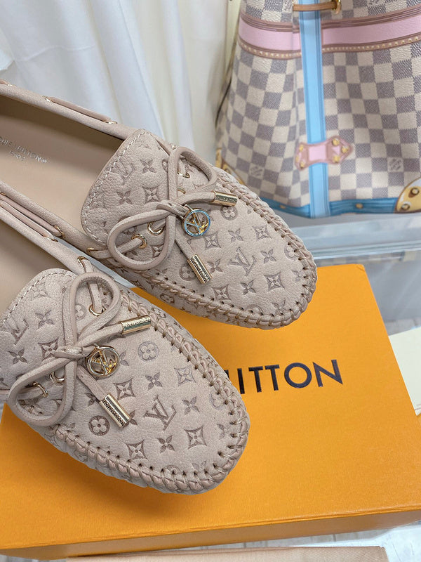 Louis Vuitton White Low-Top Sneakers - Side Profile View