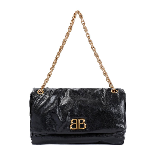 Balenciaga Bags? Balenciaga Monaco Chain Bag Women Luxury Designer Leather Handbag