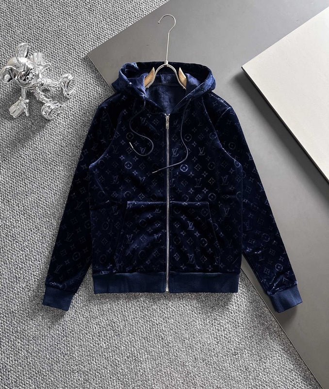 Side profile of Louis Vuitton luxury clothing with streetwear-inspired cut
