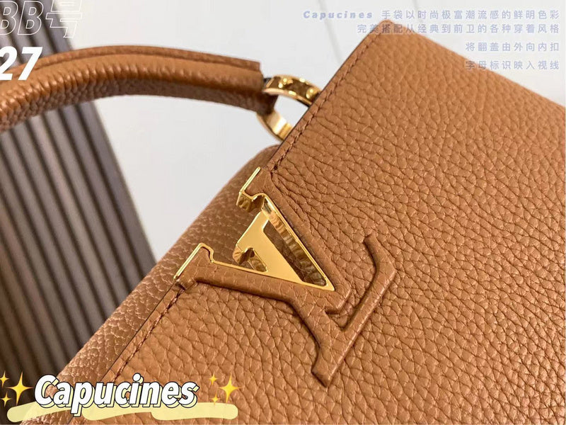 Back view of premium signature women's handbag – women's designer-style accessory