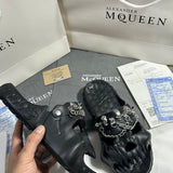 Alexander McQueen Grey Knee-High Boots - Detail Shot of Craftsmanship