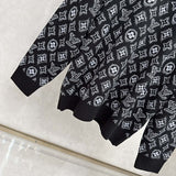 Back view of Louis Vuitton luxury clothing with logo-detail design