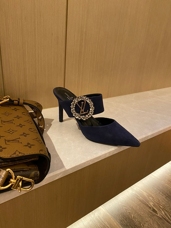 Louis Vuitton shoes Style 263 - front view, iconic logo design