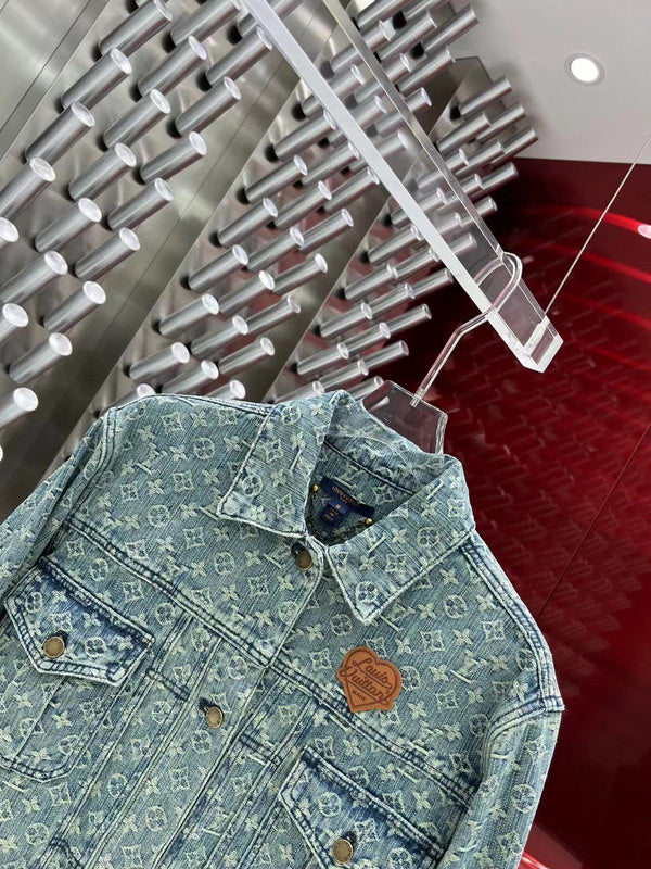 Side profile of Louis Vuitton luxury clothing with everyday silhouette