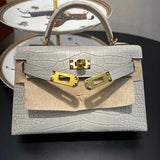 Polished bag shown from front angle