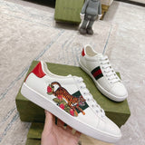 Gucci clean off-white luxury sneakers view 5 padded collar comfort