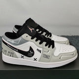 Nike soft grey luxury sneakers view 8 premium leather build